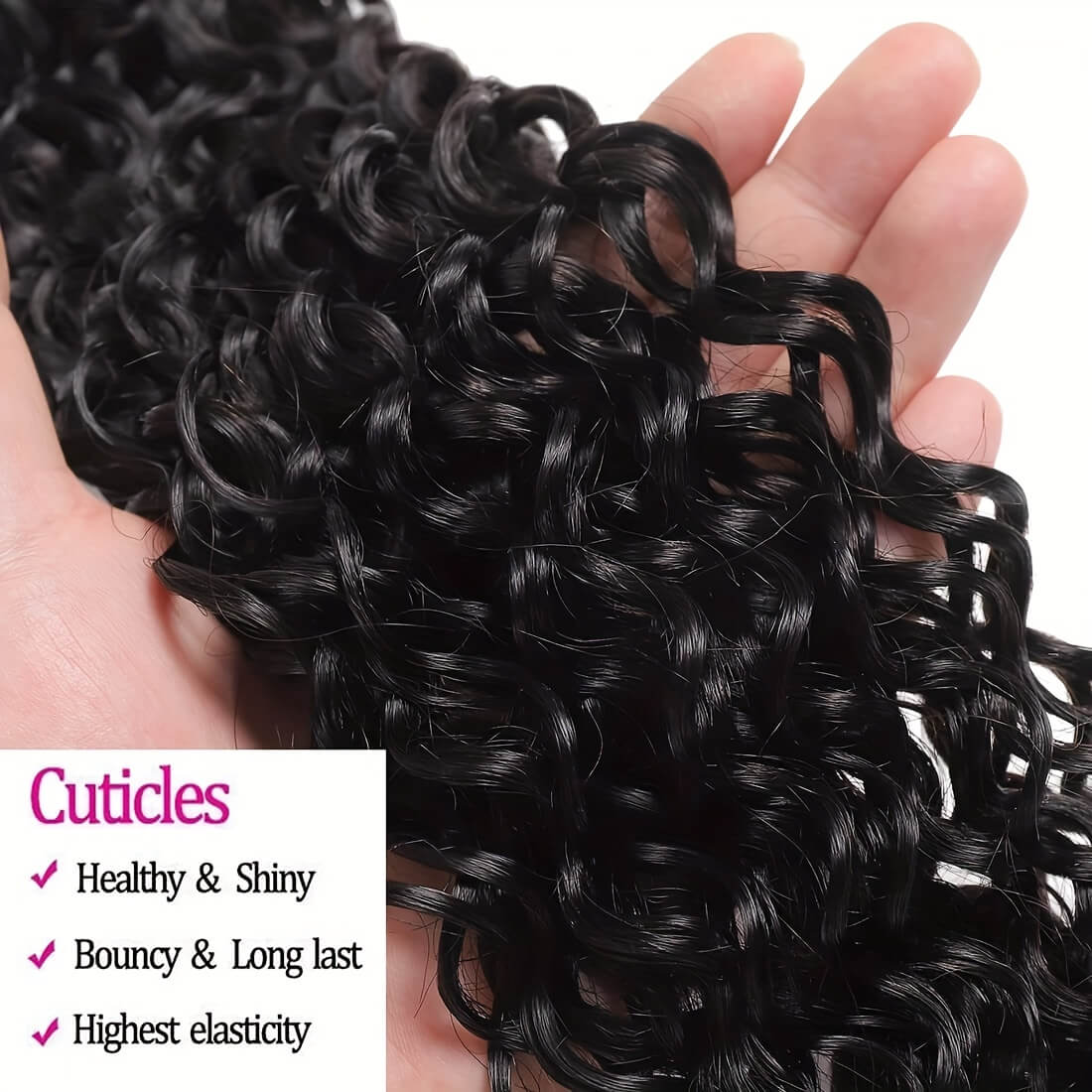 Virgin Peruvian Curly Hair 3 Bundles Human Hair Weave One More - Image 6