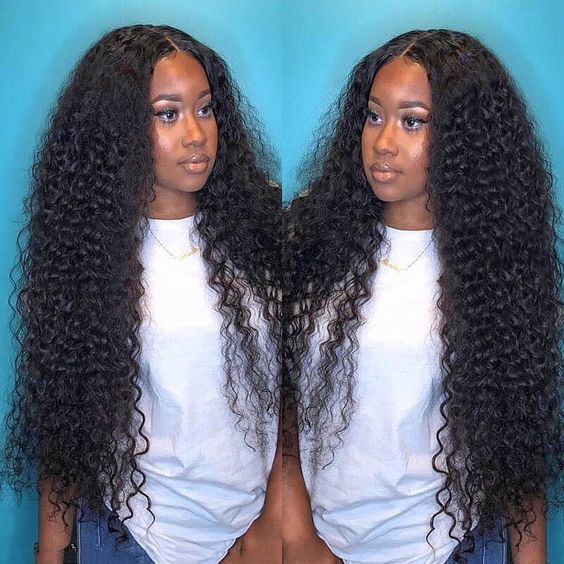 40 Inch 250% Density Long Human Hair Wigs Transparent 13x4 Lace Frontal Wig - Image 8