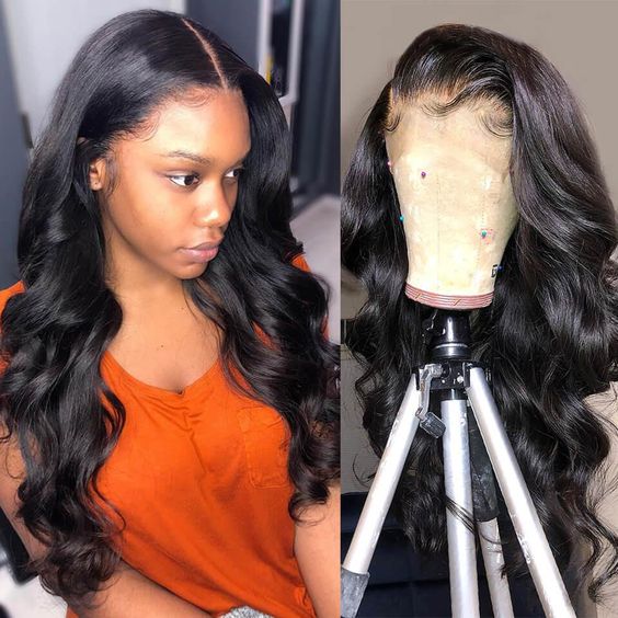 OneMore Flash Sale 55% Off Body Wave Wig Swiss Lace Frontal Wig - Image 5