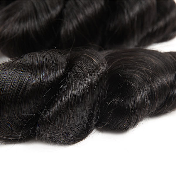 Unprocessed Brazilian Hair Loose Wave Hair 4 Bundles One More Human Hair - Image 4
