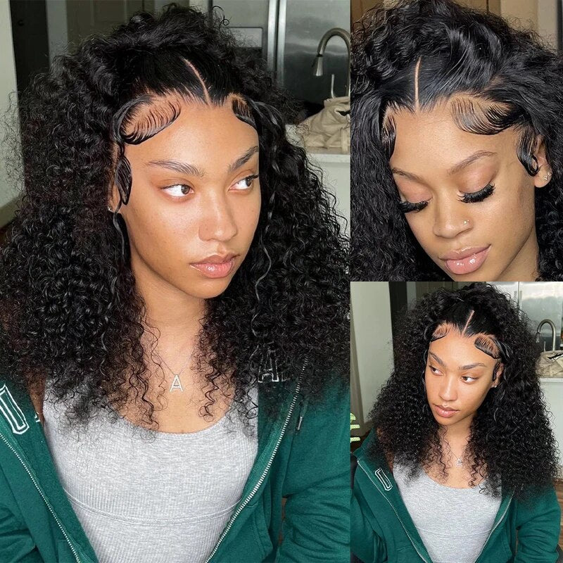 (OneMore Bogo Sale)14 Inch Glueless Bob Lace Frontal Wig Pre-plucked & Bleached Wear and Go Wig - Image 7