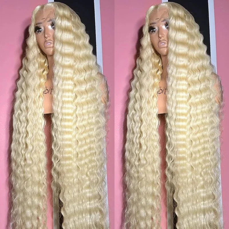 (OneMore Bogo Sale)40 Inch Blonde Lace Front Wig Buy 1 Get 1 Free - Image 11