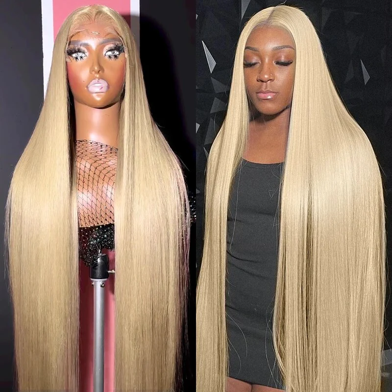 (OneMore Bogo Sale)40 Inch Blonde Lace Front Wig Buy 1 Get 1 Free - Image 4