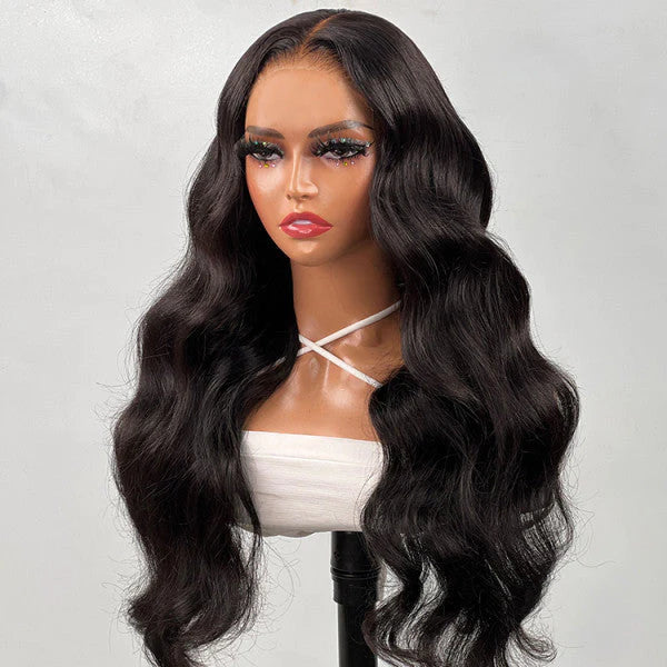 HD Transparent 360 Lace Front Body Wave Wigs Cheap Human Hair Full Lace Frontal Wigs - Image 7
