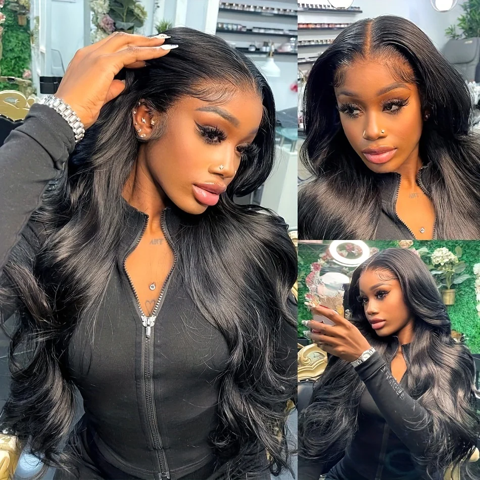 (Super Sale)OneMore Hair 38 40 Inch 13x4 Lace Front Wig Pre Cut Lace Wig Pre Bleached Knots - Image 9