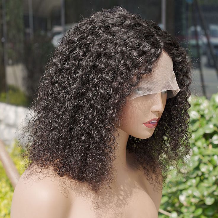 Curly Bob Wig Transparent Lace Front Glueless Human Hair Wigs Bob Wig 10 Inch Wig - Image 5