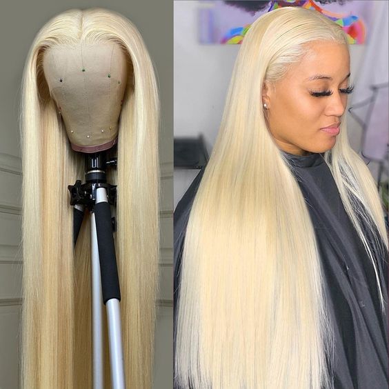 613 Full Lace Wigs Straight Hair Transparent Lace Wig 13x4 Lace Front Glueless Human Hair Wigs - Image 3