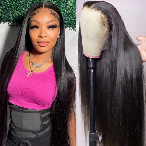 HD Transparent Lace Glueless Full Lace Wigs Straight Hair 13x4 Lace Front Affordable Lace Front Wigs Human Hair - Image 6