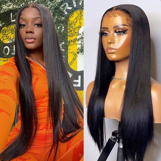OneMore Flash Sale 55% Off Straight Hair Glueless Wig Human Hair Lace Front Wig - Image 4