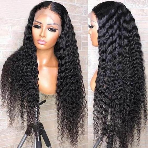 13x4 Lace Front Wigs Deep Wave Glueless Wig Transparent Lace Front Wigs - Image 5