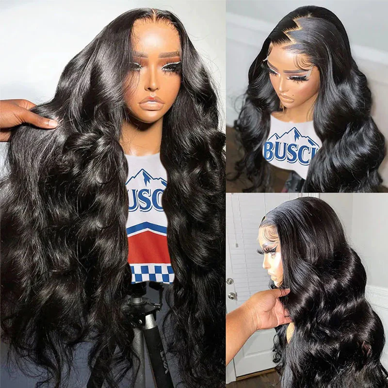 4x4 Lace Closure Wig Real Human Hair Body Wave Wig HD Lace Wigs - Image 5