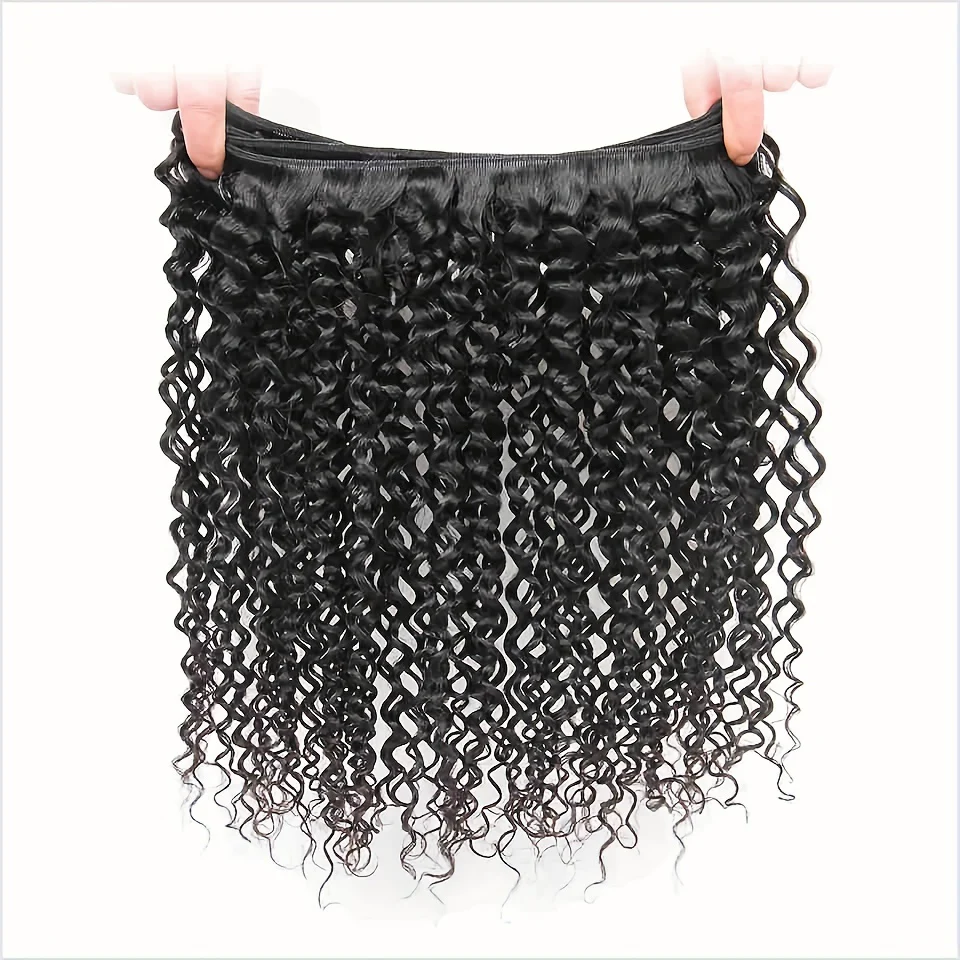 Malaysian Curly Hair 3 Bundles 100% Virgin Human Hair Weave One More - Image 4