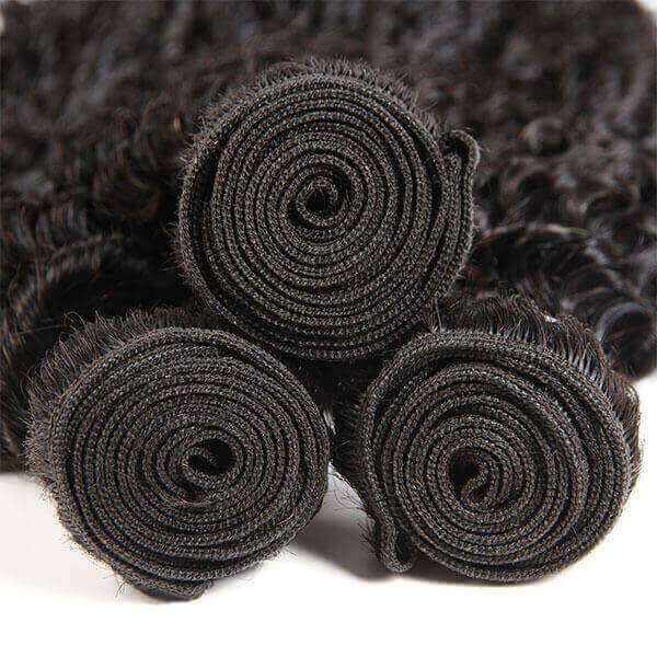Malaysian Curly Hair 3 Bundles 100% Virgin Human Hair Weave One More - Image 6