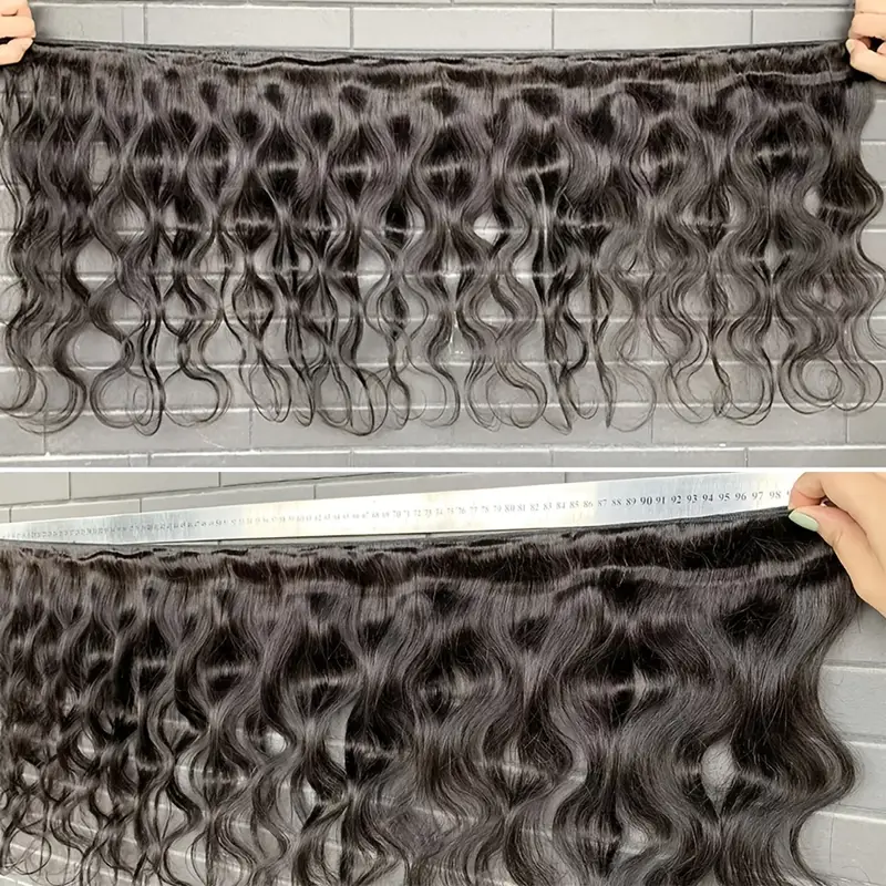 OneMore Natural Color Brazilian Hair Body Wave Hair 4 Bundles Pack - Image 6