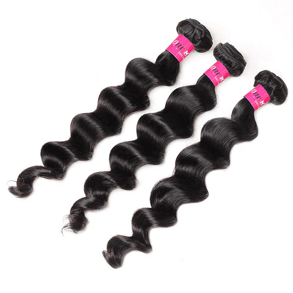 3 Bundles with 4x4 Lace Closure Loose Deep Wave Human Hair with HD Lace Closure Brazilian Hair - Image 3
