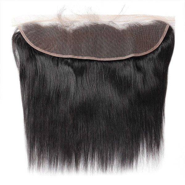 One More Brazilian Straight Hair 4 Bundles with 13*4 Lace Frontal Closure - Image 3