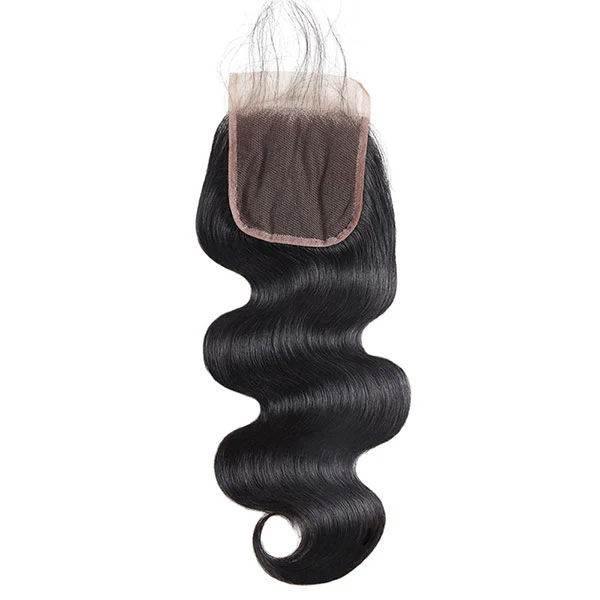Body Wave 3 Bundles With Closure 100% Virgin Human Hair Extensions With 4x4 lace Closure - Image 5