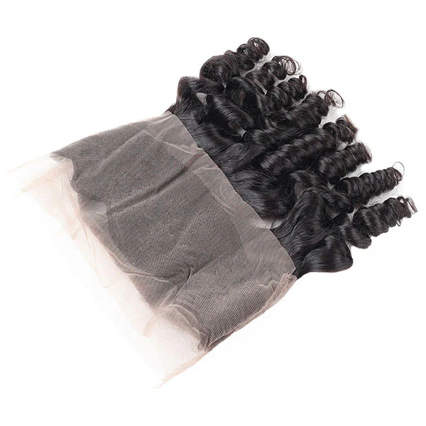 Virgin Peruvian Hair Loose Wave Hair 3 Bundles with 360 Lace Frontal - Image 3