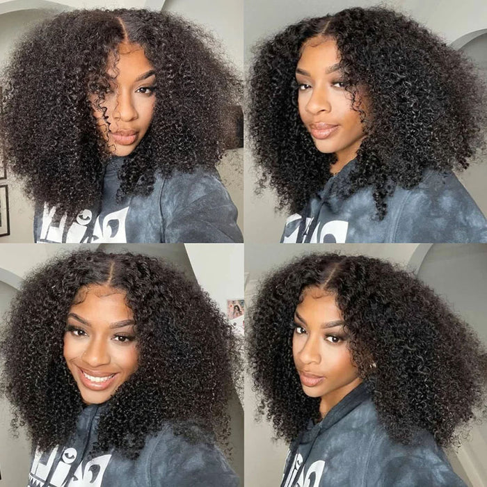 OneMore Pre Bleached HD Glueless Lace Kinky Curly Wig Pre Plucked Ready to Wear Wig - Image 6