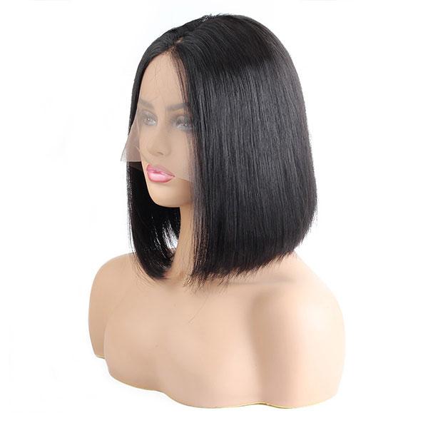 Glueless Straight Hair Short Bob Wig Summer Fashion Short Lace Front Wigs 10 Inch Bob - Image 4