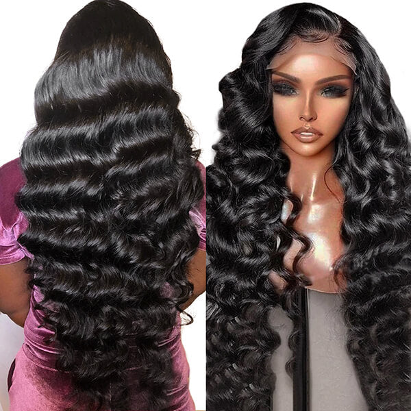 12A Upgrade 13x4 Lace Front Wig High Quality Loose Deep Wave Glueless Human Hair Lace Wigs For Women - Image 5