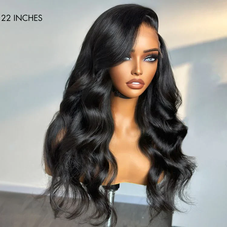 OneMore Pre Bleached 7x6 Glueless Loose Body Wave Wig HD Lace Pre Plucked Ready to Wear Wig 180% Density - Image 7